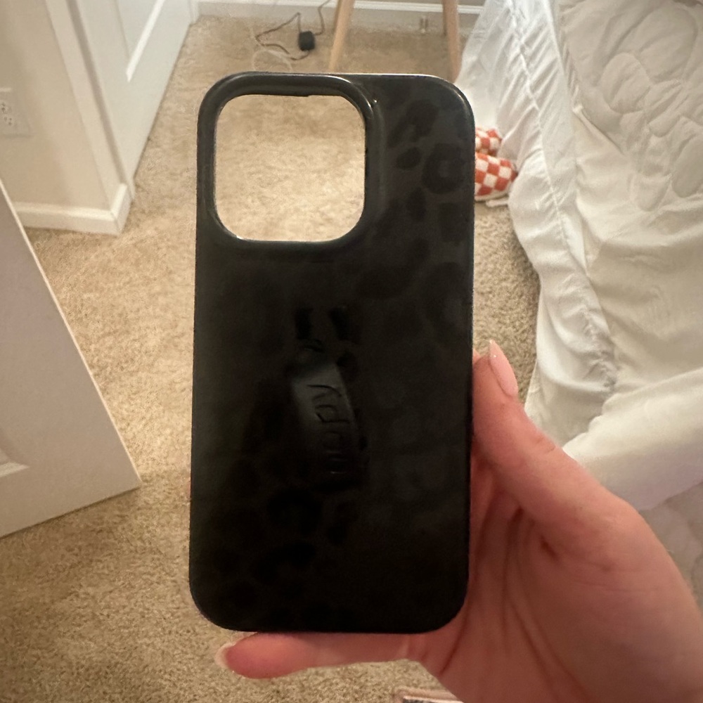 Loopy Case Black Leopard Phone Case 14 Pro